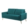 Hilda Fabric Sofa (Teal Blue)