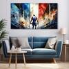 The Castle Decor Sports Art Wall Painting Wooden Framed Digital Painting 27x48 Inch (Style 10)