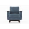 Corby Essential 1 Seater Fabric Sofa In Ocean Weave