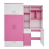 Workrobe Study Table Pink And Frosty White