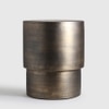 Hanalta Metal Coffee Table In Brass Finish