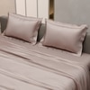 Stoa Paris Double Bedsheet with 2 Pillow Covers sheet with Cha Champagne