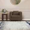 Windsor Premium 1 Seater Fabric Sofa in Truffle Beige Velvet Colour