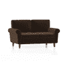 Oxford Sofa Set (Colour : Dark Earth, Cushion : Hard, Seater : 2+1+1)