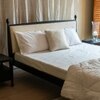Archie Spindle Solid Wood Queen Non Storage Bed in Black Colour