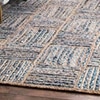 Handwoven Cotton & Jute Patterned Rug