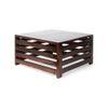 Montreal Sheesham Wood Coffee Table In Walnut Finish