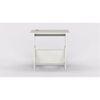 Height Adjustable Growing Up Table - White-Kids