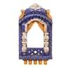 Desert Art Wooden Handpainted Blue Jharokha Wall Frame 16 Inch