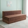 Naples Sofa Cum Bed - Brown