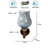 Devansh Metal Electric Wall Light in Gold Colour with Multi Shade Count of 1 Light