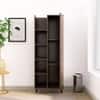 Hexa Engineered Wood Bookshelf Multipurpose Storage Rack in Giant Wood and Frosty White