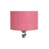 Amaya Wood Table lamp with Pink Jute Shade