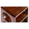 Wembley Sheesham Wood Wine Rack for 5 Bottles in Teak Finish