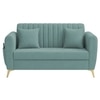 Daraco Velvet 2 Seater Sofa in Tourquise Color