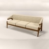 Contemporary Premium Minimalist Fabric Sofa (Colour: Beige, Seater: 3+2)