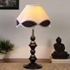Mira Vintage Multicolor Shade Table lamp with Iron Base