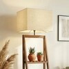 Raphael Beige Jute Floor Lamp with Beige Jute Base
