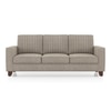 Apollo Neo 3 Seater Fabric Sofa in Mist Brown Colour (Back Height : Regular, Cushion Type : Soft)