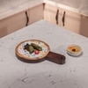 Ireka Home Leaf Me Alone Wooden Serving Board with Enamel