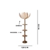 Devansh Shelf Wooden Floor Lamp