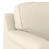 Farina 1 Seater Premium Italian Leather Sofa In Creme Fraiche