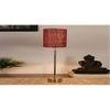 Maroon Jute with Metal Gold Table Lamp