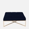 Ema Ottoman in Navy Blue Colour