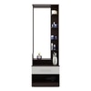 Amora Dressing Table in Choco Walnut Finish