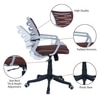 Xxeana Mid Back Ergonomic Chair in Brown Colour