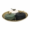 Metalsmith Metal Serveware Box Set of 4 with Tray Multicolor Finish
