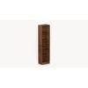 Alex Engineered Wood Bookshelf with 5 Shelves in Brown Maple