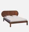 Orren Solid Wood King  Size Bed Without Storage (Provincial Teak Finish)