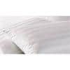 Adem White Absract 210 TC Cotton Double Size Bedsheet with 2 Pillow Covers