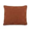 Square Check Cashew Rust Decorative Cushion Cover 16 x 16 Inches