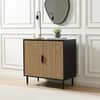 Velin Small Sideboard Black Wood Effect