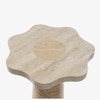 Daffodil Marble Side Table in Beige Colour