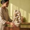 Water Fountain Ivory Serenity Buddha Water Fountain in Multicolor Colour