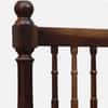 Nilaya Sheesham Wood King Size Non Storage Bed in Provincial Teak Finish