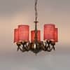 Devansh Solid Wood Electric Wall Light in Multi Colour with Multi Shade Count of 1 Light