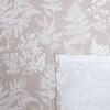Creamy Beige Floral Cotton  400 Tc Flat  Single Bed Size  Bedsheet With 2 Pillow Covers