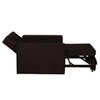 Bella One  Seater Pull Out Fabric Sofa Cum Bed Brown