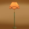 Devansh Wood & Metal Floor Lamp