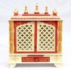 D'Dass Sheesham and Mdf Wooden Home Temple For Pooja Mandir For Home