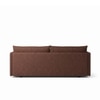 Cozychic Wood 3 Seater With Upholstery Non Storage Sofa In Red Colour