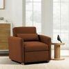 Jernell 1 Seater Sofa Cum Bed In Brown Color