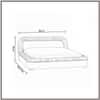 Casa Haven Relax King Size Bed in velvet With Engineered Hardwood Frame & Hydraulic Storage
