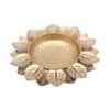 Lotus Cut Urli Set Of 3 In Gold Colour
