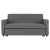 Medas 3 Pull Out Sofa Cum Bed In Dark Grey Colour