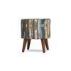 Jack Solid Wood  Ottomon in  Multicolor Colour